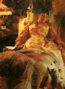 Anders Zorn etude eclairage oil painting on canvas